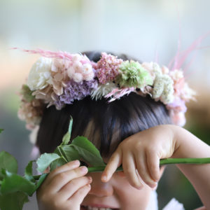 ハレな花かんむり