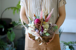 ドライフラワーアレンジメント