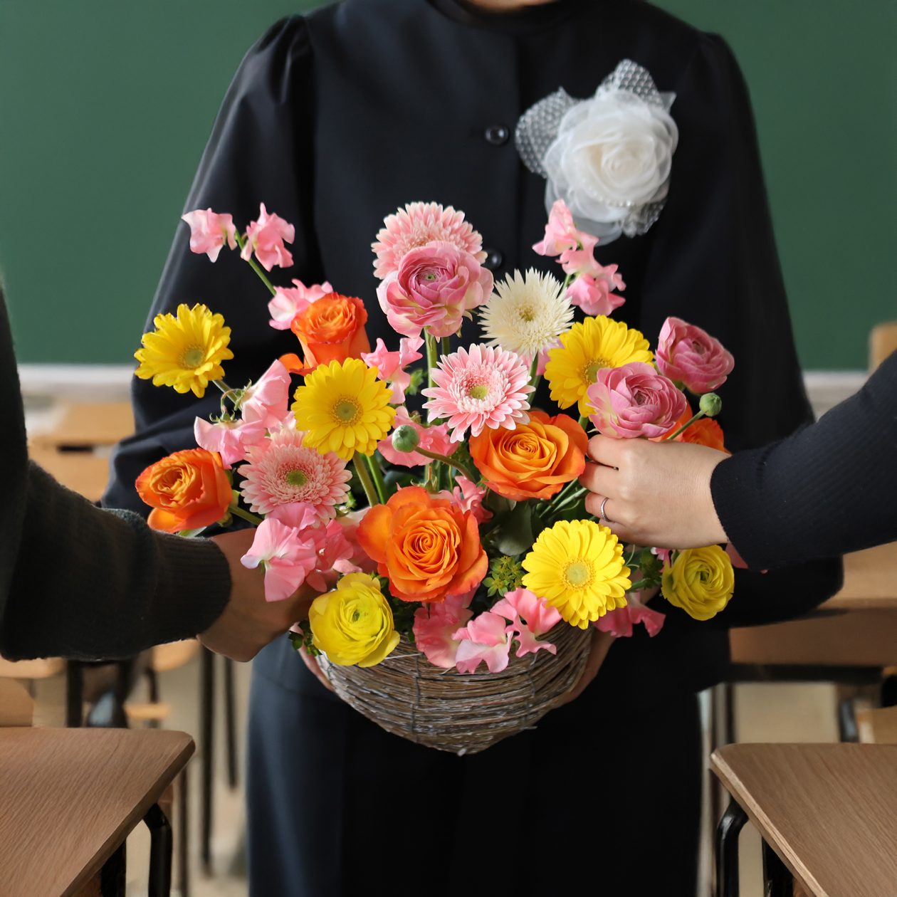 【卒業式送別会】寄せ花キット M