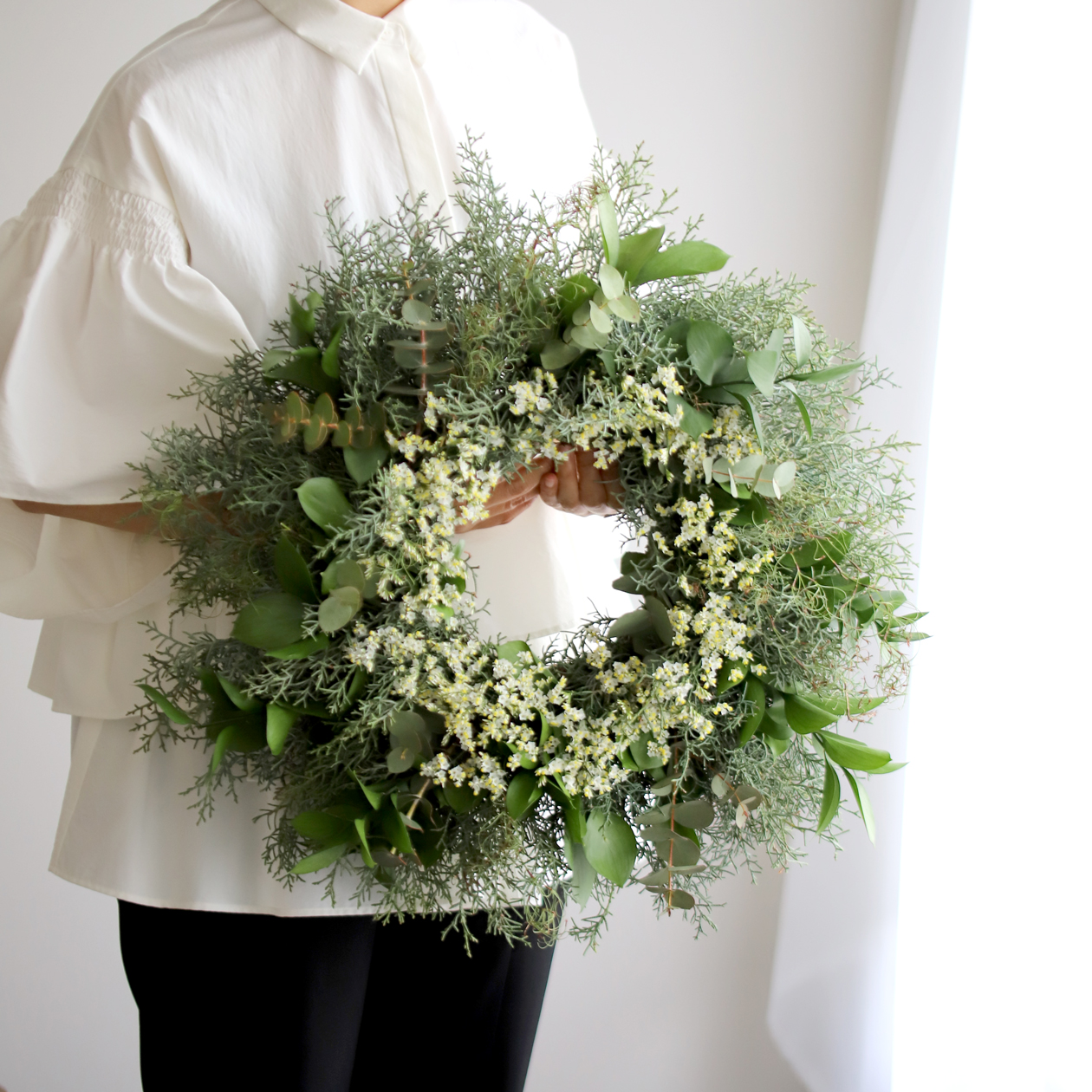 森の香りのグリーンリース